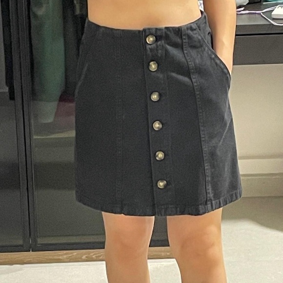 Black Jean Skirt from ASOS - Picture 2 of 8